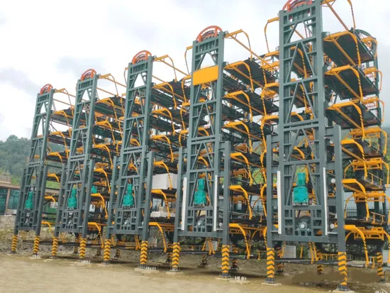 Vertical Circulation Car Rotary Parking System Mechanical Garage Carousel Storage Equipment 