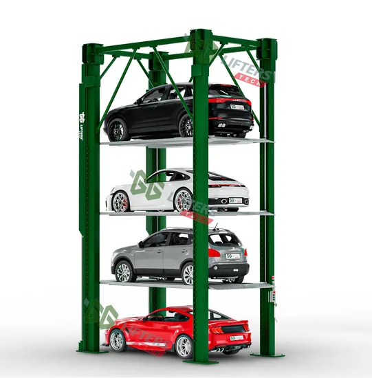 Automatic 4 post car parking lift hydraulic car parking system vehicle storage parking system auto lift garage equipment 