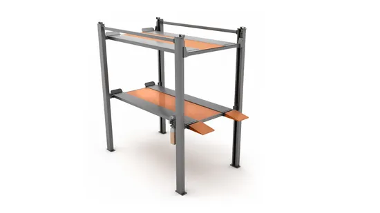 Four Post Car Garage Storage 3 Level Car Stacking Parking System 