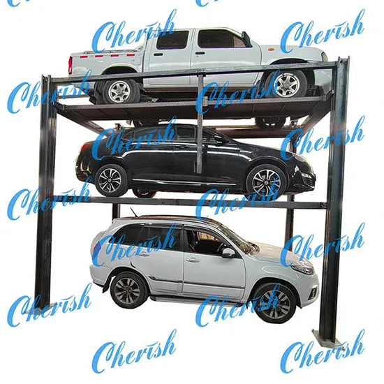 Heavy Duty Triple Level Car Stacker System for Maximizing Garage Storage Space 