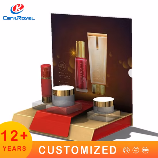 Custom Acrylic Makeup Counter Top Display Acrylic Cosmetic Display Stand