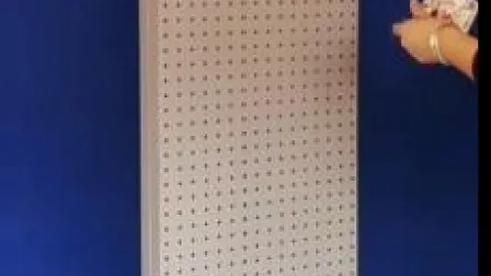 Retail Store Rotating Floor Double Sides Metal Pegboard Magnet Stickers Display Rack (PHY282) 