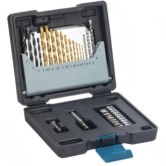 31PCS Combination Drill Bits Masonry Drill Bits Wood Drill Bits Screwdriver Bits Flat Bits 