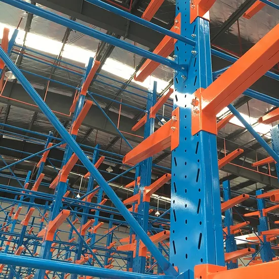 Cantilevered Racking Wholesale Good Quality Double Sided Stacking Racks Steel Shelf Heavy Duty Display Cantilever Warehouse Storage Rack 